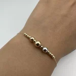 دستبند گوی سه رنگ