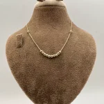 گردنبند میرو و گوی آینه ای