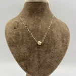 گردنبند پولکی و گوی البرنادو