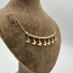 گردنبند خط و آویز پروانه