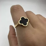 انگشتر ونکلیف مشکی