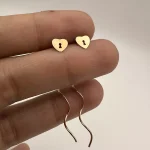 گوشواره کرلی طرح قفل