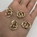 گوشواره حلقه ای پیچی ورساچ