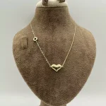 گردنبند قلب دامله و حلقه لاو