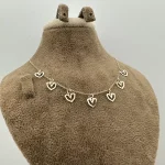 گردنبند آویز قلب تو خالی