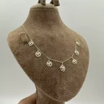 گردنبند آویز گل