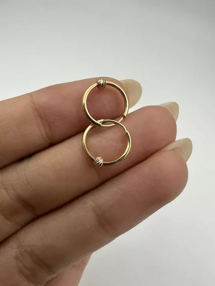 گوشواره حلقه ای تک گوی