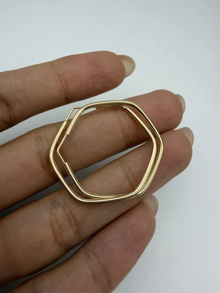 گوشواره پروفیلی شش ضلعی