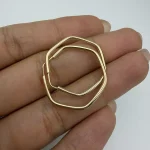 گوشواره پروفیلی شش ضلعی