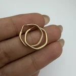 گوشواره پروفیلی شش ضلعی