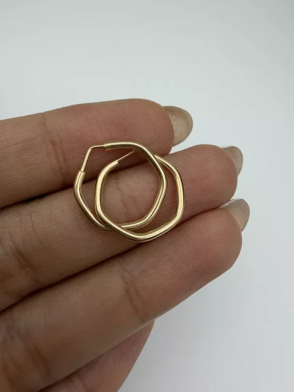 گوشواره پروفیلی شش ضلعی