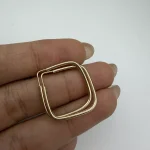 گوشواره پروفیلی مربع