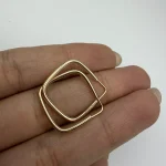 گوشواره پروفیلی مربع