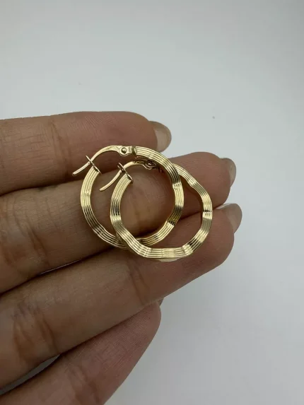 گوشواره حلقه ای کرلی