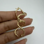 گوشواره دفرمه تراشدار