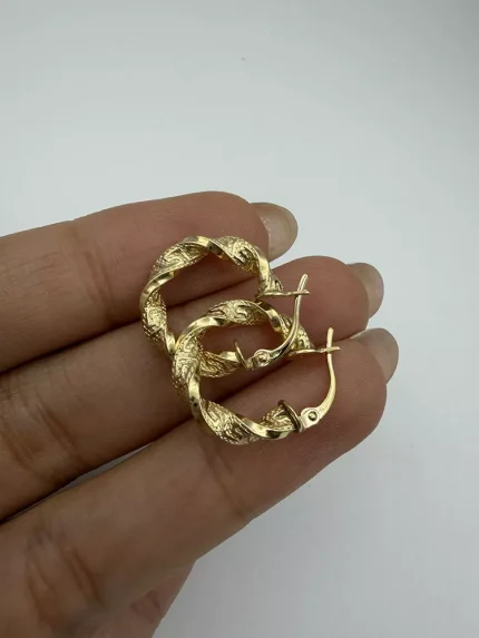 گوشواره حلقه ای پیچی ورساچ