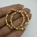 گوشواره حلقه ای پیچی ورساچ