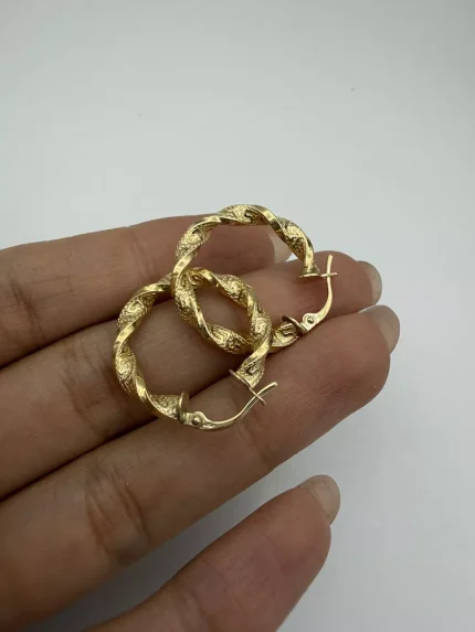 گوشواره حلقه ای پیچی ورساچ