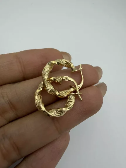 گوشواره حلقه ای پیچی ورساچ