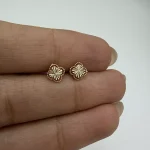 گوشواره میخی ونکلیف تراشدار