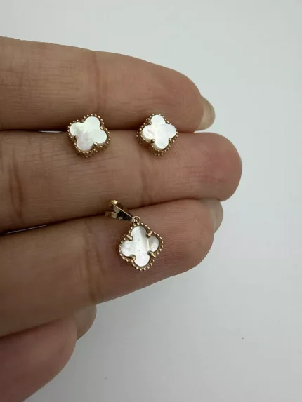 نیم ست ونکلیف سفید