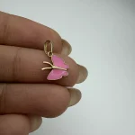 پلاک مینا کاری پروانه