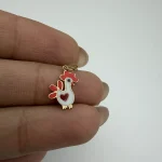 پلاک مینا کاری خروس