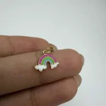 پلاک مینا کاری رنگین کمان