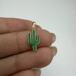 پلاک مینا کاری کاکتوس