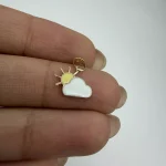 پلاک مینا کاری ابر