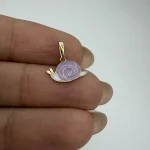 پلاک مینا کاری حلزون