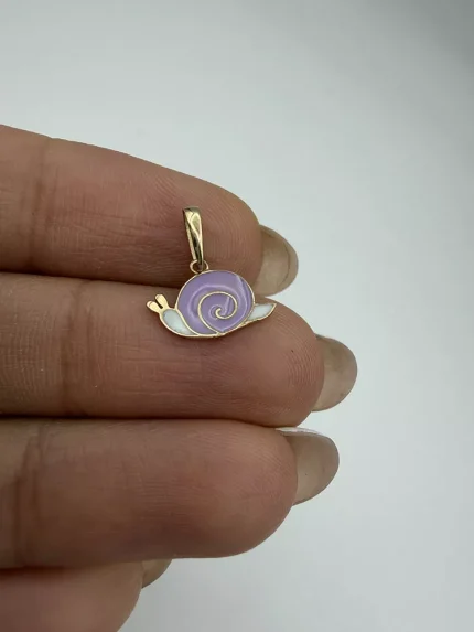 پلاک مینا کاری حلزون