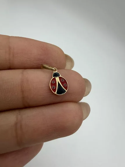 پلاک مینا کاری کفشدوزک