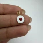 پلاک مینا کاری قلب