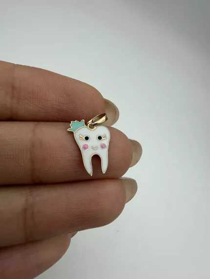 پلاک مینا کاری دندون