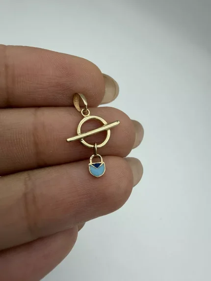 پلاک تیفانی آویز قفل