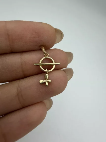 پلاک تیفانی آویز پروانه