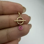 پلاک تیفانی آویز دایره