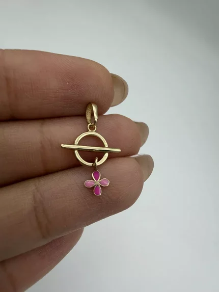 پلاک تیفانی آویز گل