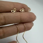 گوشواره کرلی طرح پروانه