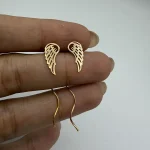 گوشواره کرلی طرح بال فرشته