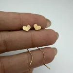 گوشواره کرلی طرح قلب