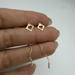 گوشواره کرلی طرح قلب