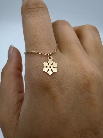 آویز ساعت طرح دونه برف