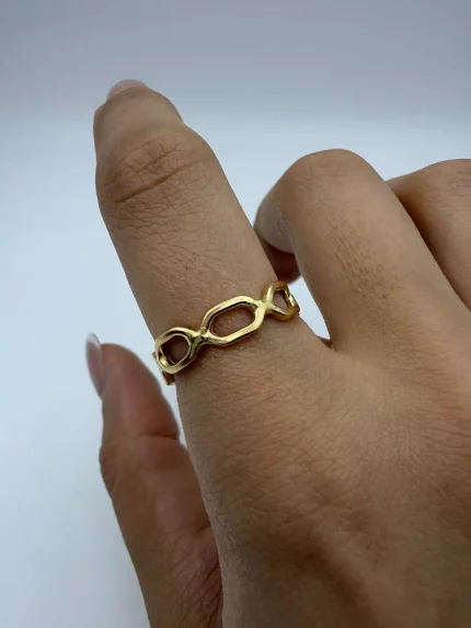 انگشتر دور بیضی