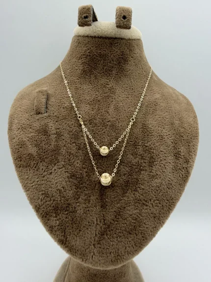 گردنبند دو رج هرمس و گوی کهکشانی