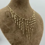 گردنبند شرابه ای پولکی