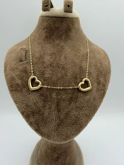 گردنبند دو قلب