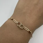 دستبند حلقه تراشدار