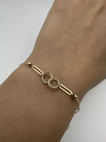 دستبند حلقه تراشدار